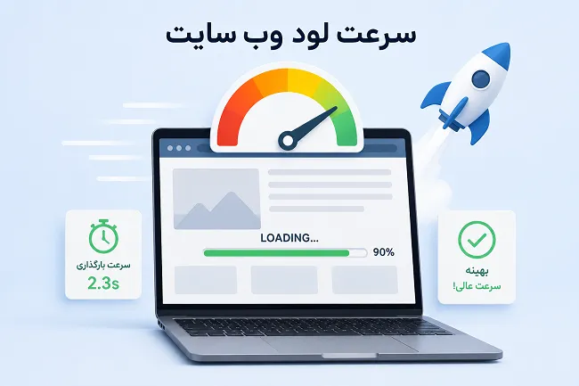 سرعت لود وب سایت